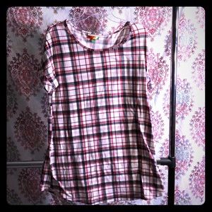 Plaid large tunic from ModCloth Fervour